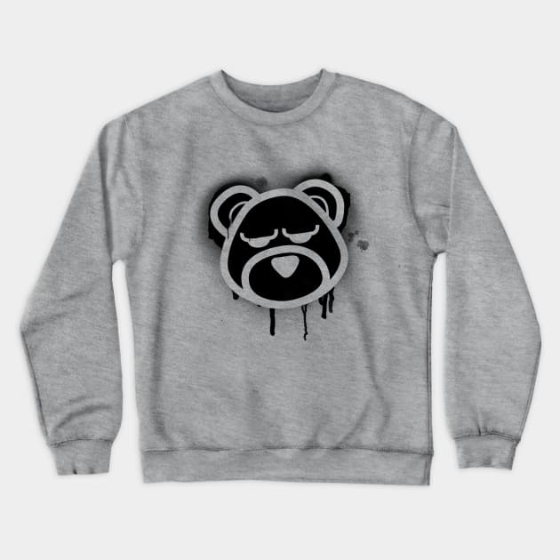 Graffiti Bear Crewneck Sweatshirt by bobbuel